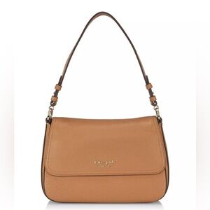 NWT Kate Spade Women’s Hudson Medium TopHandle Bag Purse Crossbody Bungalow Tan